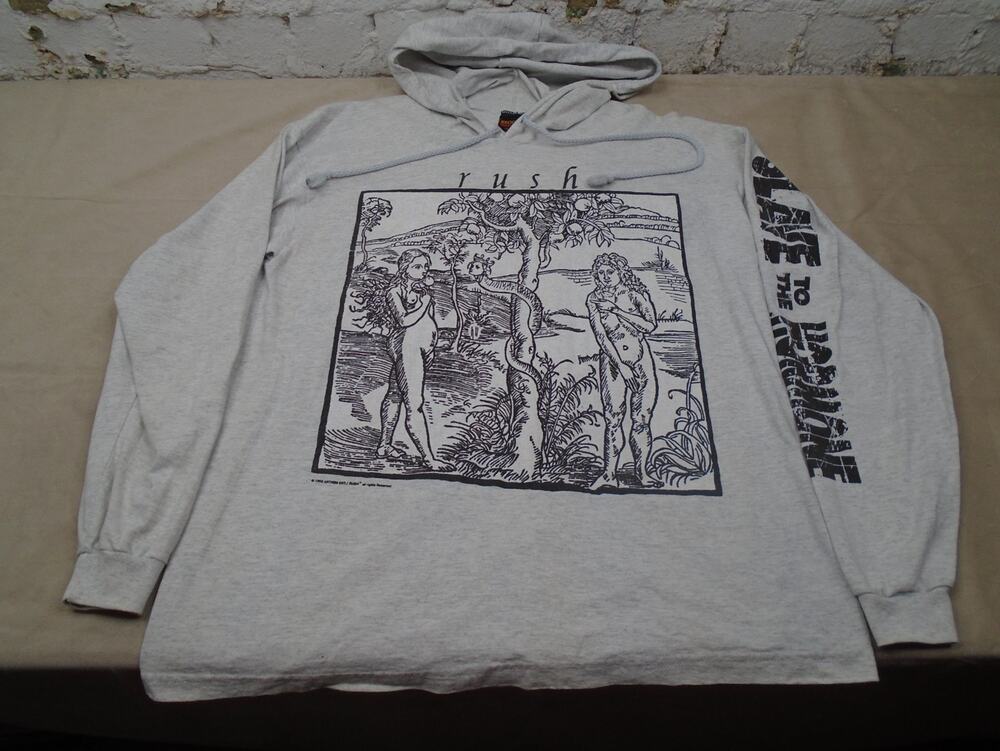 Vintage Rush Counterparts Shirt XL Gray 90s Brockum Music Slave To The Hormone
